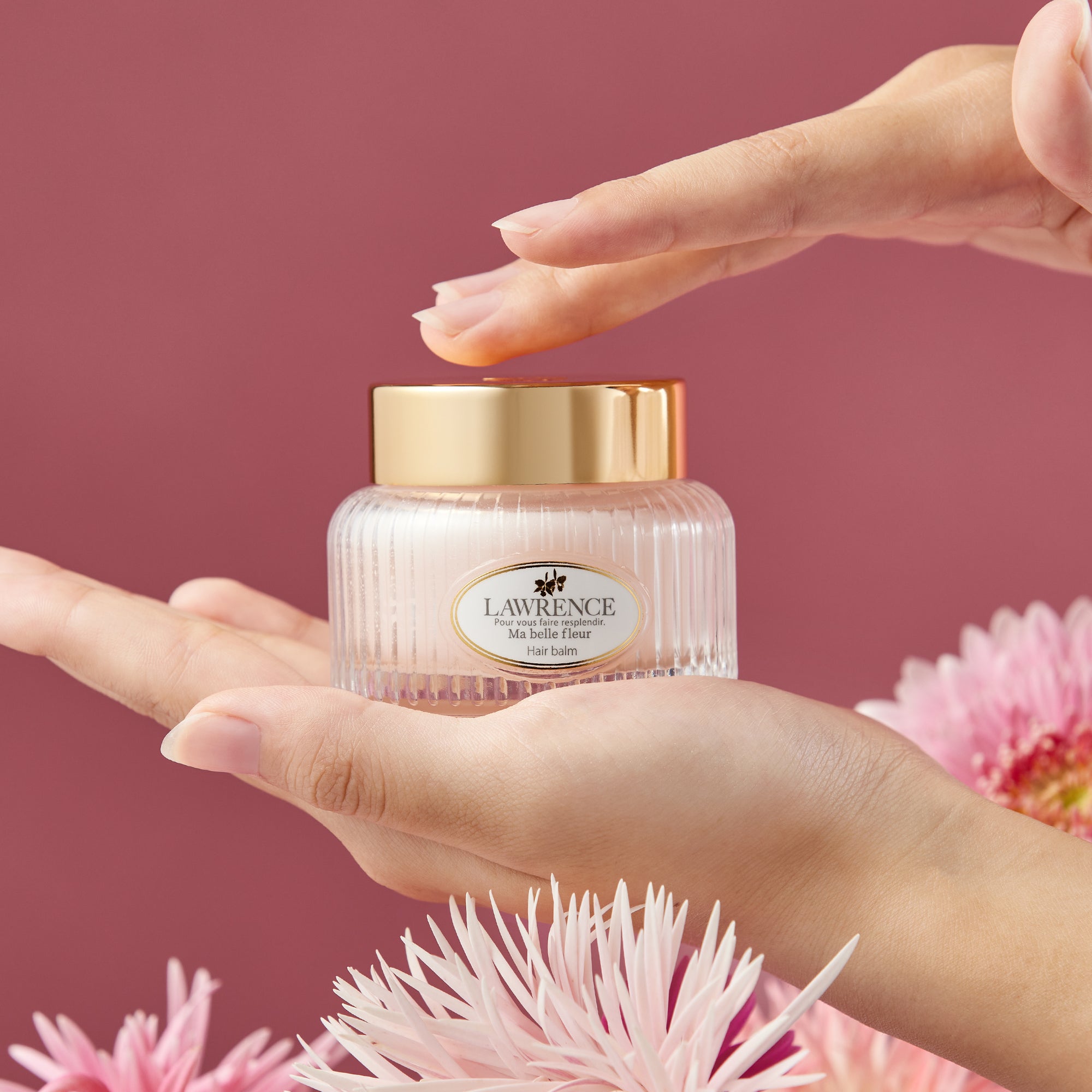 ロウレンス シャイニングスルーヘアバーム マベルフルール 40g