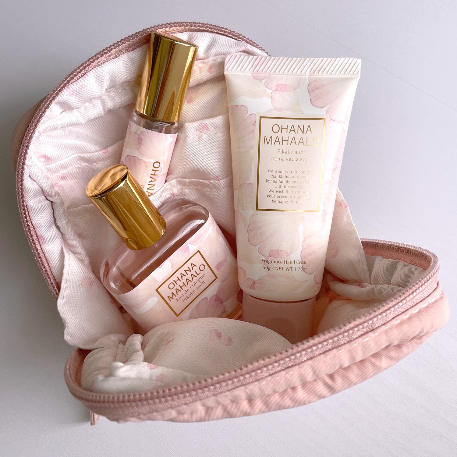 オハナ・マハロ オールウェイズアンドフォーエバーラブリー ピカケ アウリィ(ハンドクリーム50g・スクエアポーチ1個)