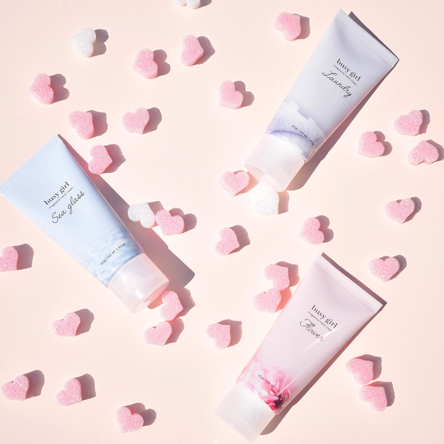 ビジーガール フレグランス ハンドクリーム シーグラス 40g