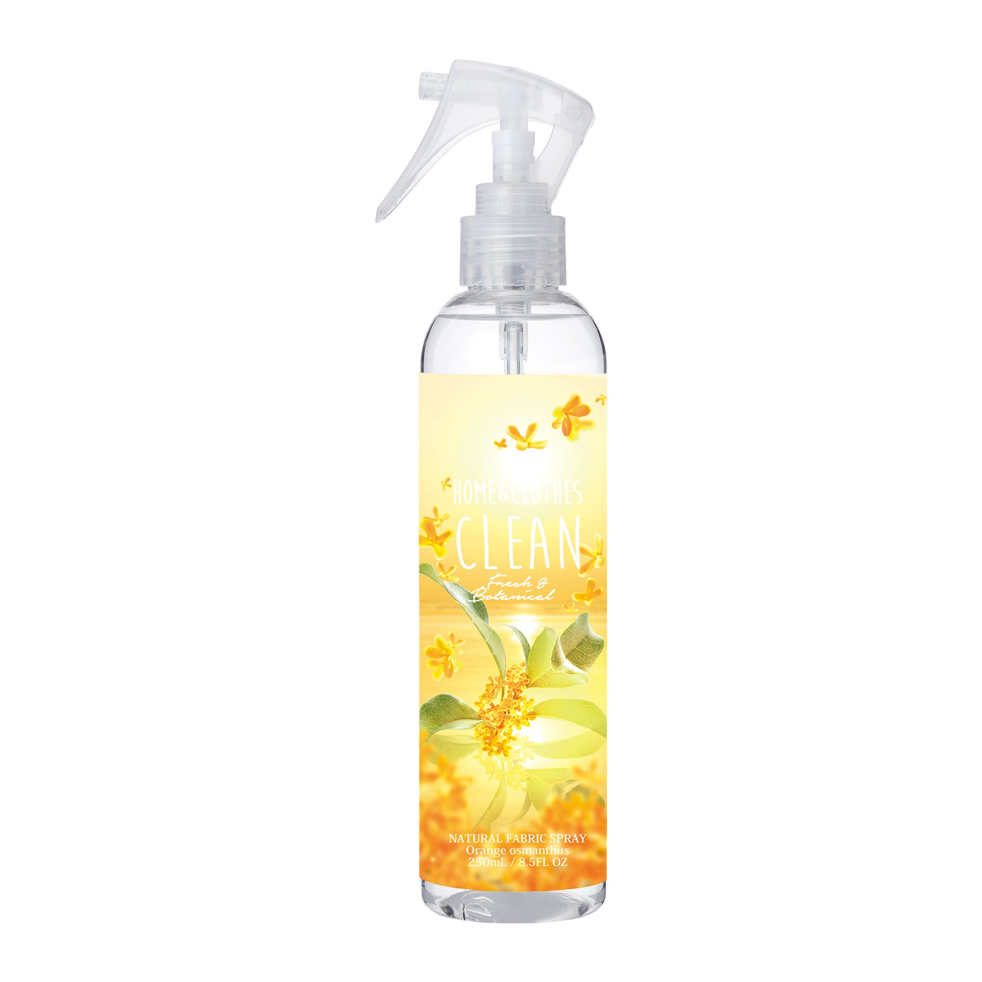 クリーンフレッシュアンドボタニカル ナチュラルファブリックスプレー〈オレンジ オスマンサス〉250mL