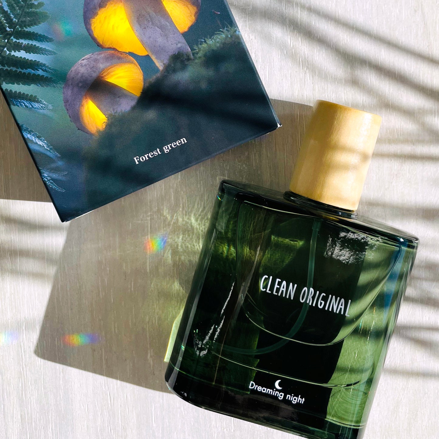クリーンオリジナル おやすみフレグランス フォレストグリーン ぬいぐるみセット ベア 50mL