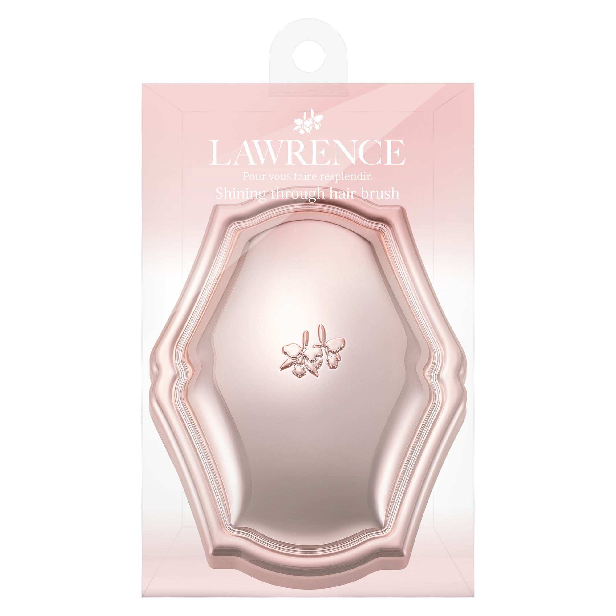 ロウレンス シャイニングスルーヘアブラシ
