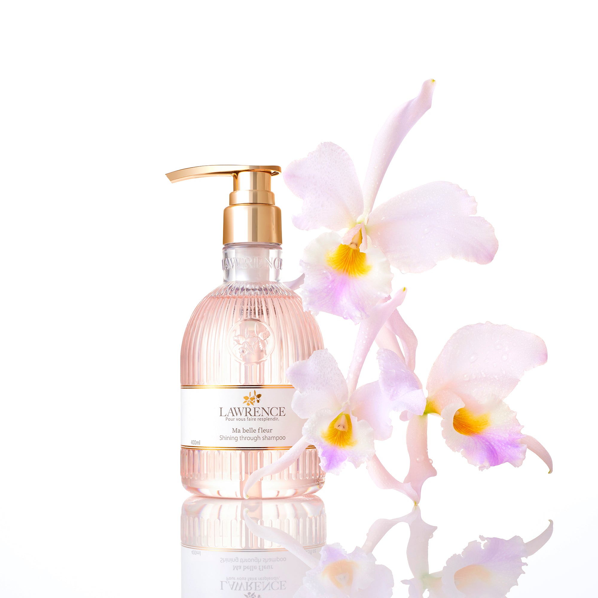 ロウレンス シャイニングスルーシャンプー マベルフルール〈Moisturizing〉 ノンシリコンシャンプー 400ml