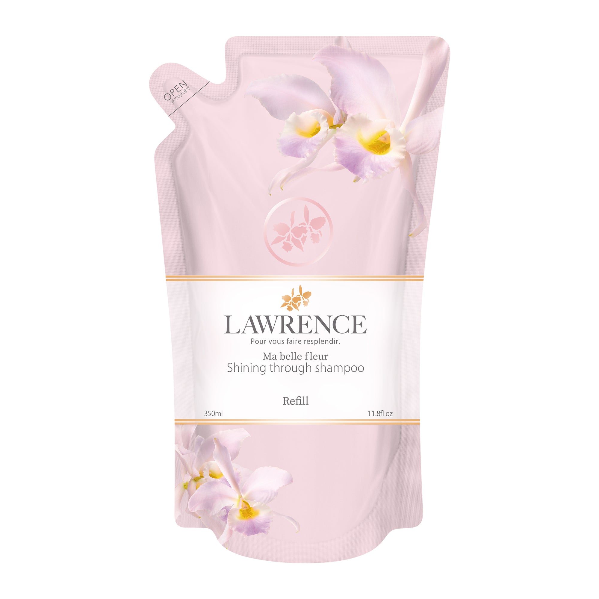 ロウレンス シャイニングスルーシャンプー詰め替え用 マベルフルール〈Moisturizing〉 ノンシリコンシャンプー 350ml