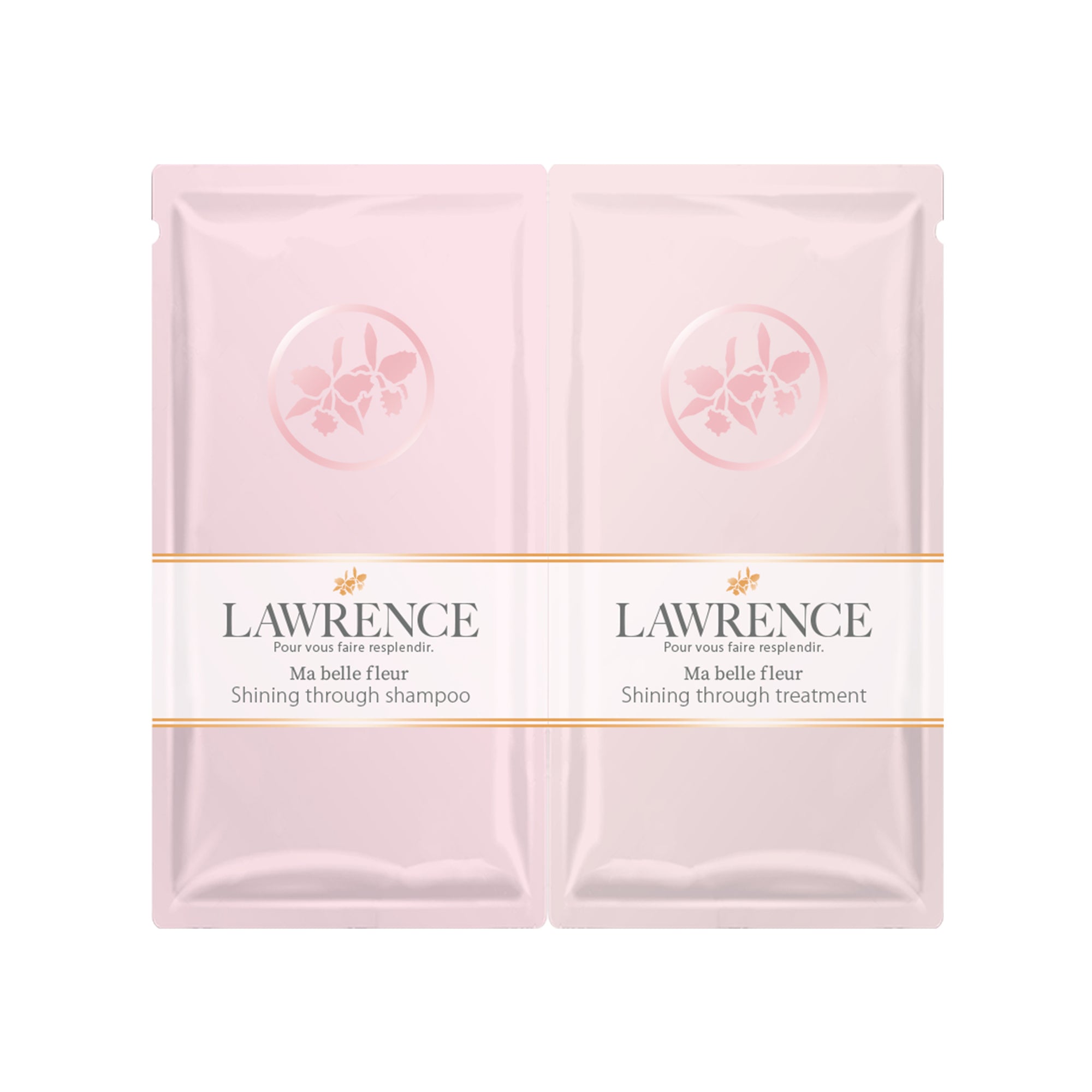 ロウレンス シャイニングスルーシャンプー&トリートメント マベルフルール〈Moisturizing〉 トライアルパウチ 各10mL