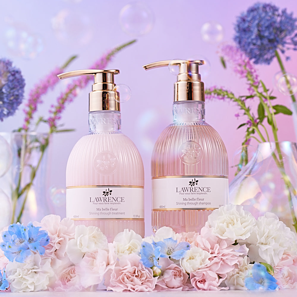 ロウレンス シャイニングスルーシャンプー&トリートメント マベルフルール〈Moisturizing〉 トライアルパウチ 各10mL