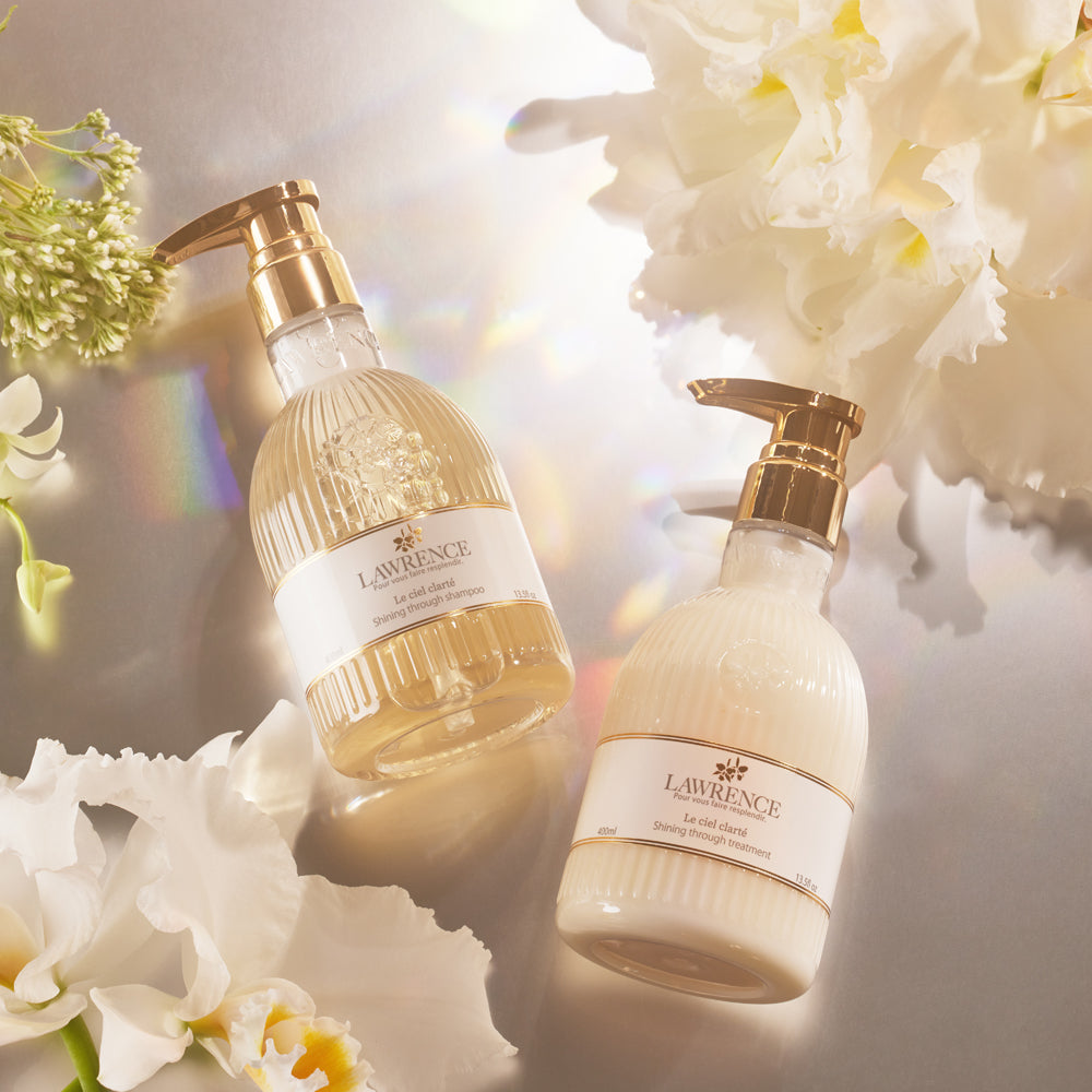 【オンライン限定特典付】ロウレンス シャイニングスルーシャンプー&トリートメントセット ルシェルクラーテ(モイストタイプ) 各400ml
