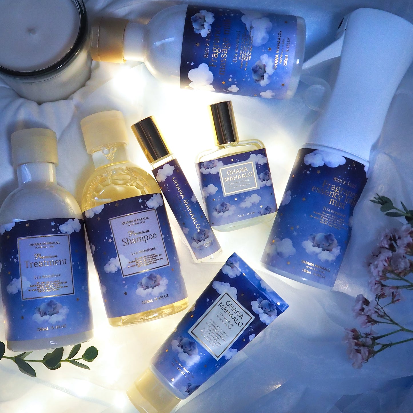 【10月6日12時発売】オハナ・マハロ プレミアムシャンプー&ヘアトリートメント リア モエウハネ 各250mL