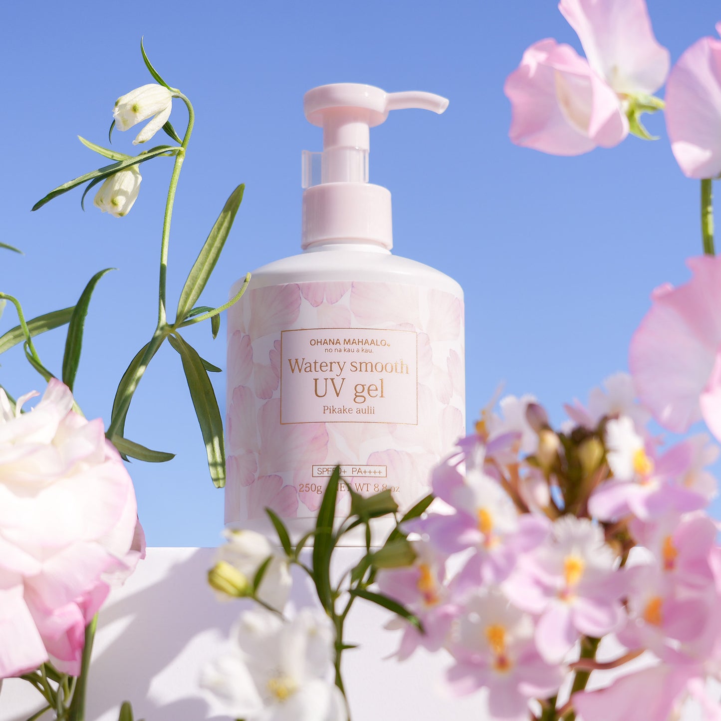 オハナ・マハロ ウォータリースムーズUVジェル〈ピカケ アウリィ〉日やけ止めジェル 250g