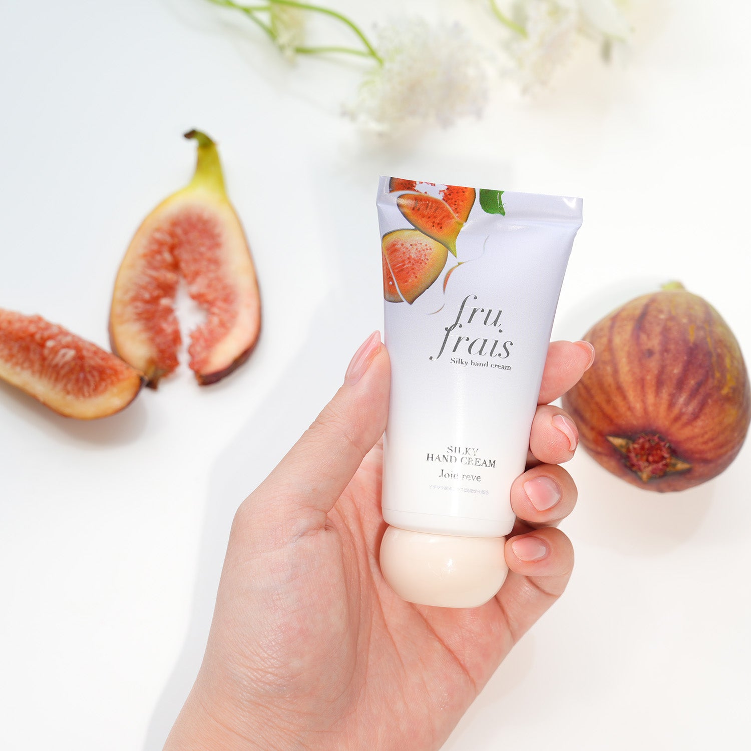 【8月28日12時発売】フルフレ シルキーハンドクリーム ジョワレーヴ(フィグの香り) 40g