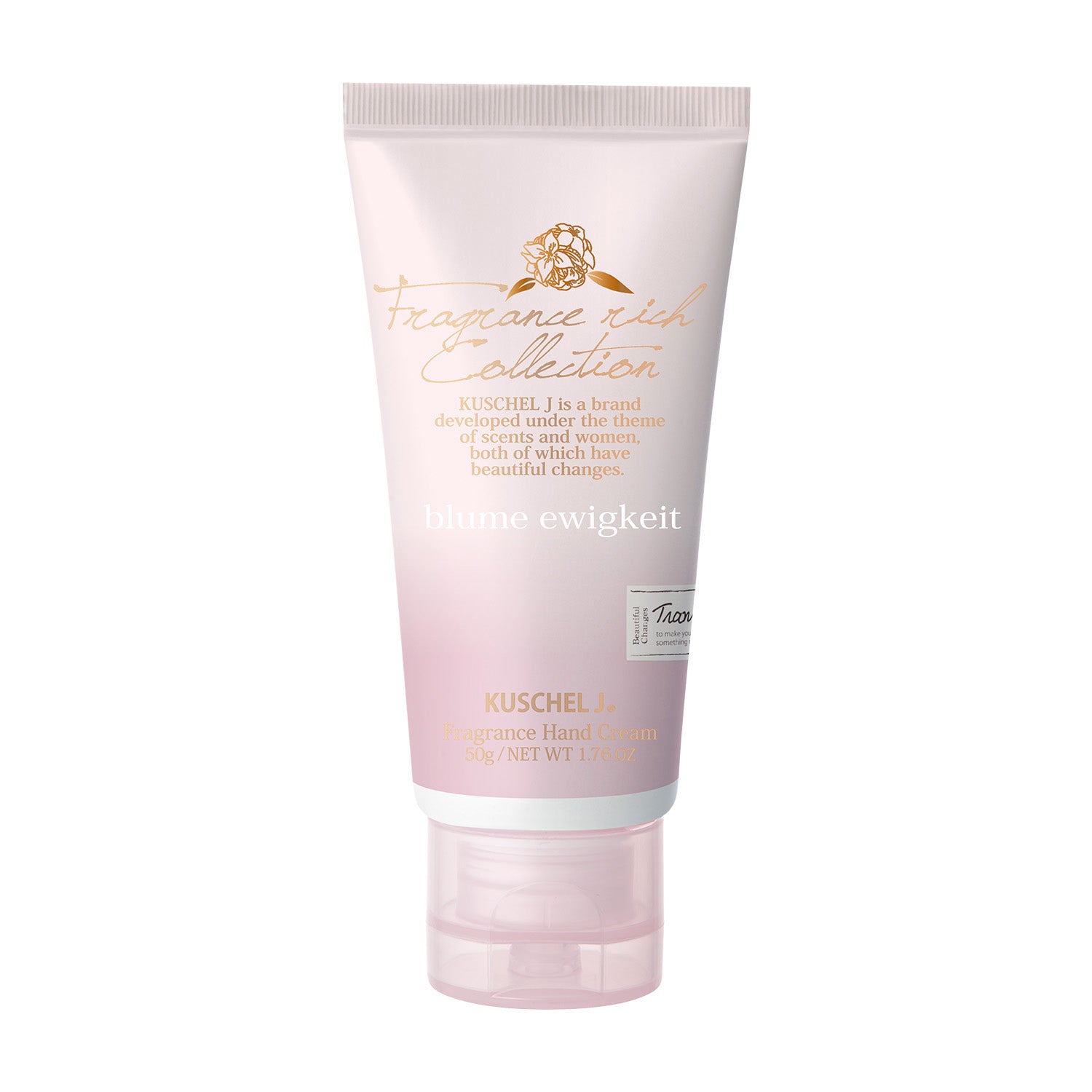 クシェルヨット フレグランスリッチ ハンドクリーム オリジナルハンカチギフト ブルーメ エーヴィヒカイト