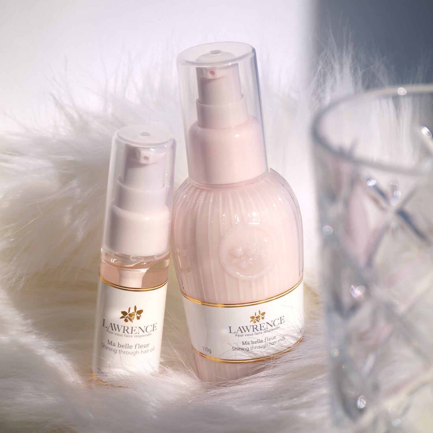 ハピネスオブシャイニングラバーズ マベルフルール(ヘアミルク110g / ヘアオイル20mL)