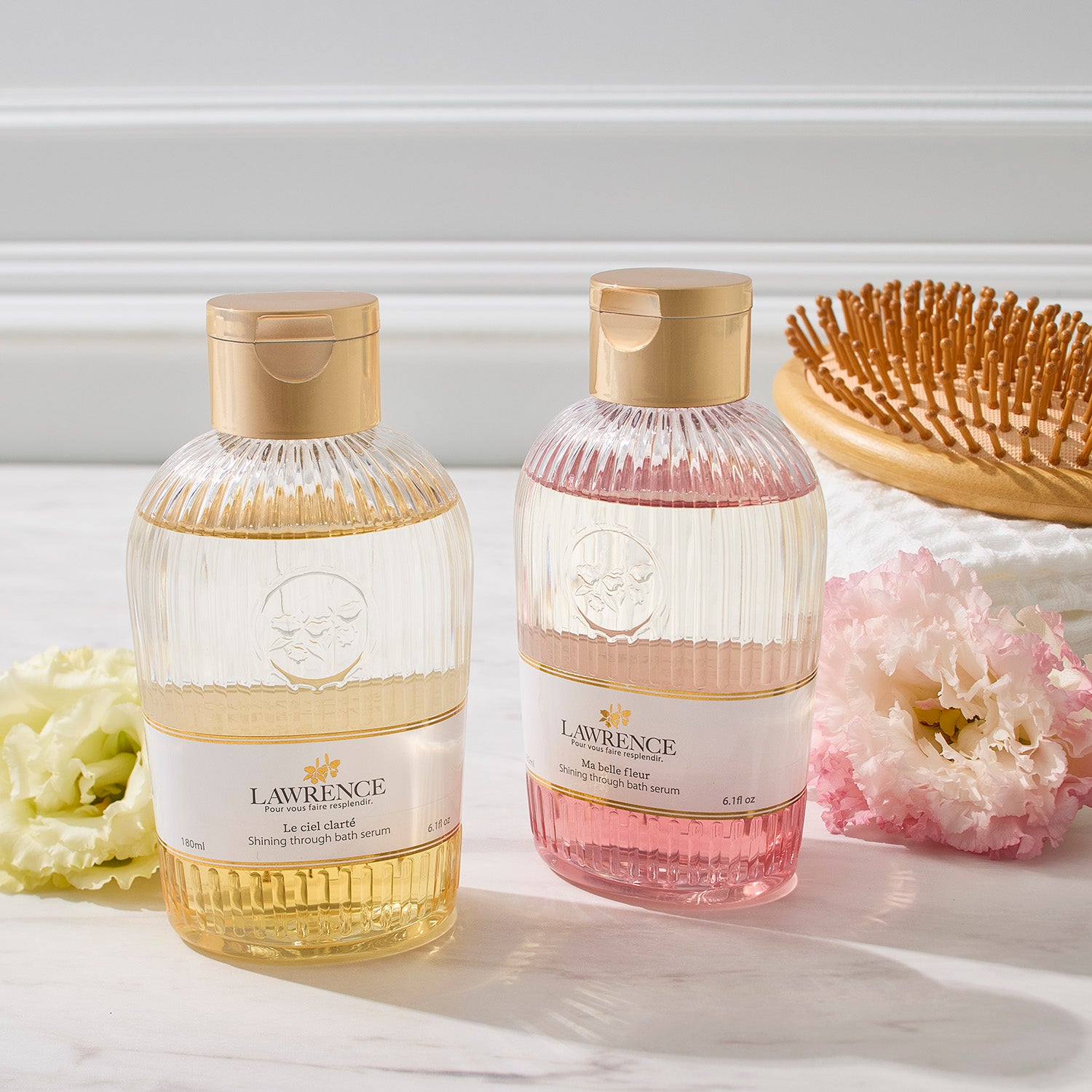 ロウレンス シャイニングスルーバスセラム ルシェルクラーテ 180mL