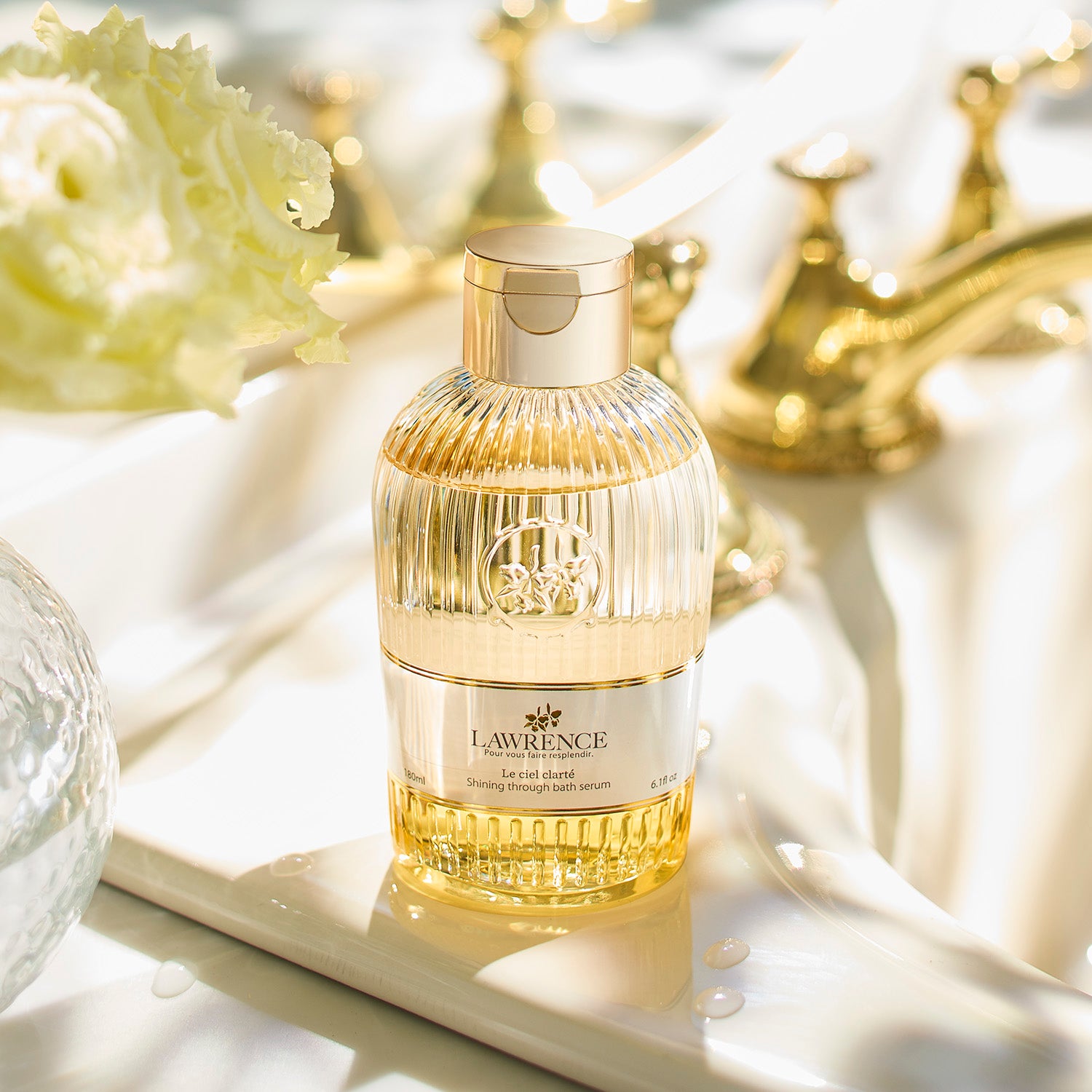 ロウレンス シャイニングスルーバスセラム ルシェルクラーテ 180mL