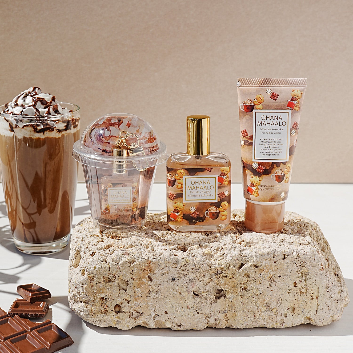 【10月14日12時発売】オハナ・マハロ フレグランス ハンドクリーム モモナ ココレカ 50g