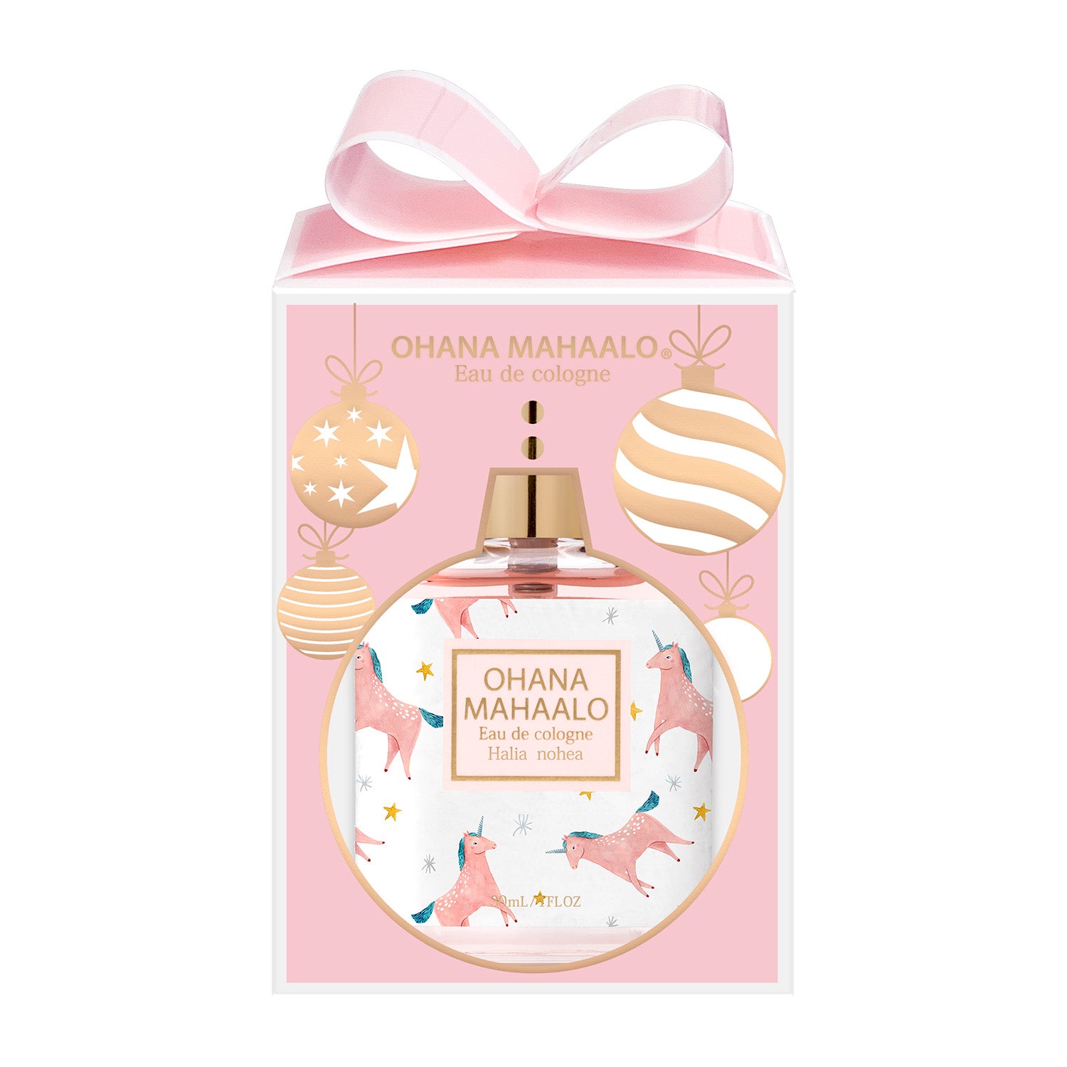 【11月10日12時発売】限定Xmasパッケージ:オハナ・マハロ オーデコロン〈ハリーア ノヘア〉 30mL