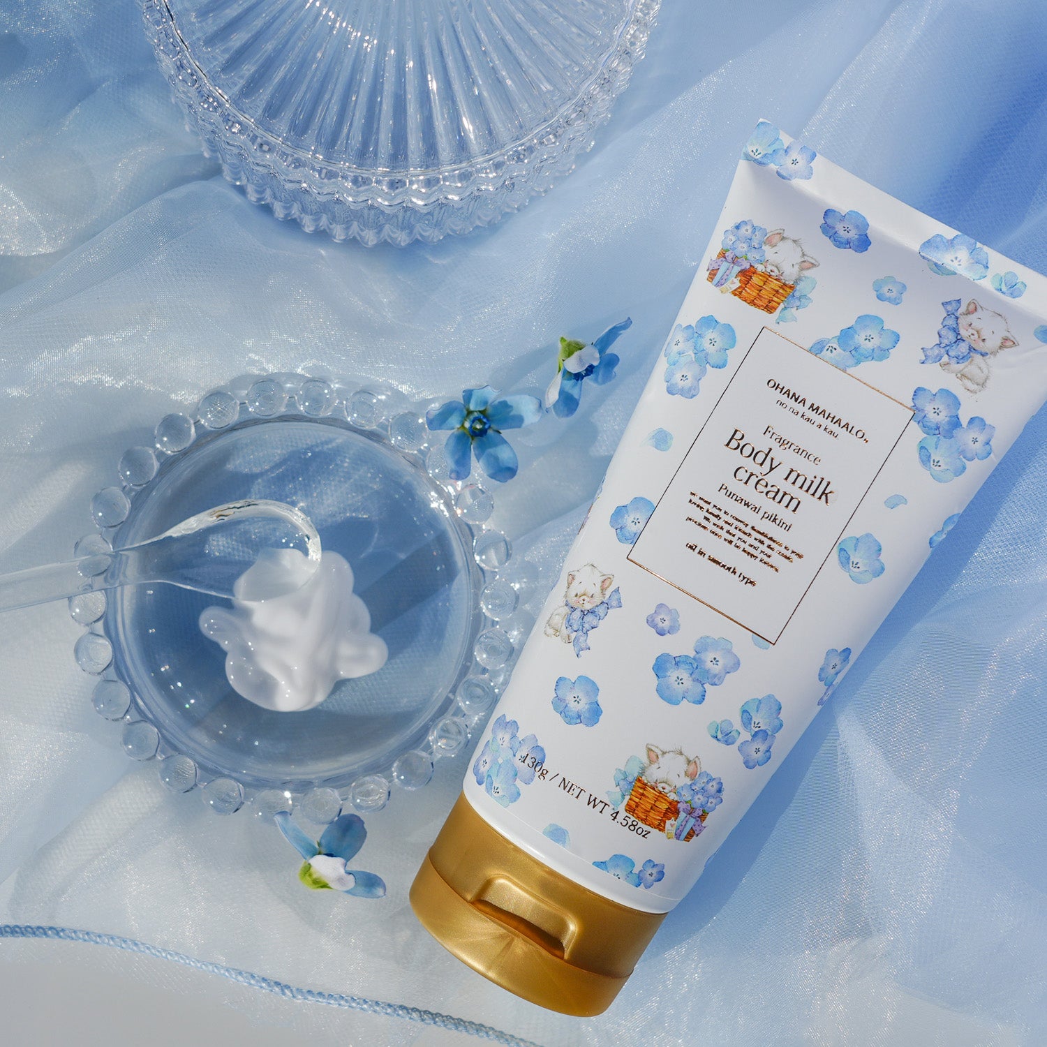 オハナ・マハロ フレグランス ボディミルククリーム〈プナワイ ピキニ〉 130g