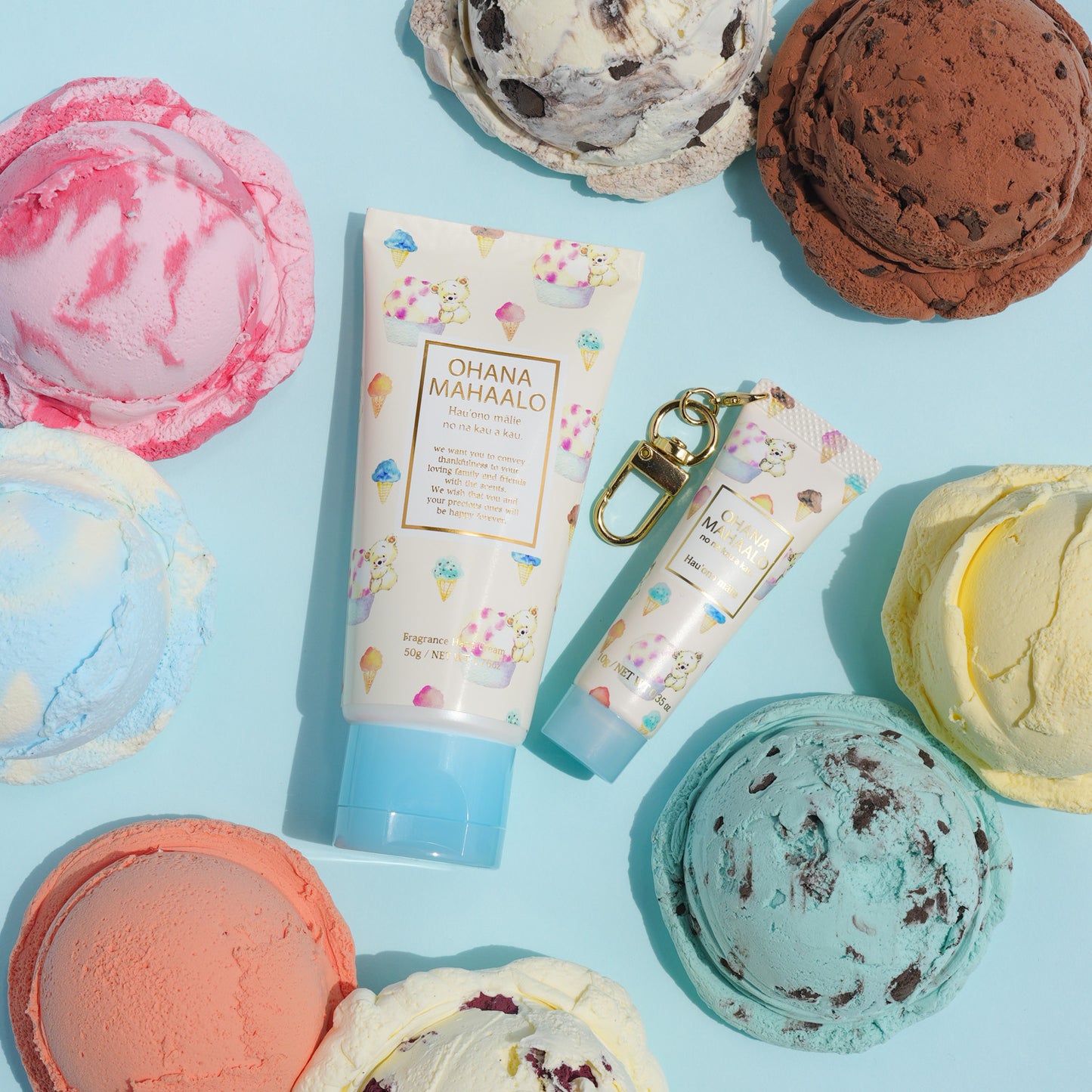 【5月11日12時発売】オハナ・マハロ　フレグランス　babyハンドクリーム　ハウオノ　マーリエ　10g