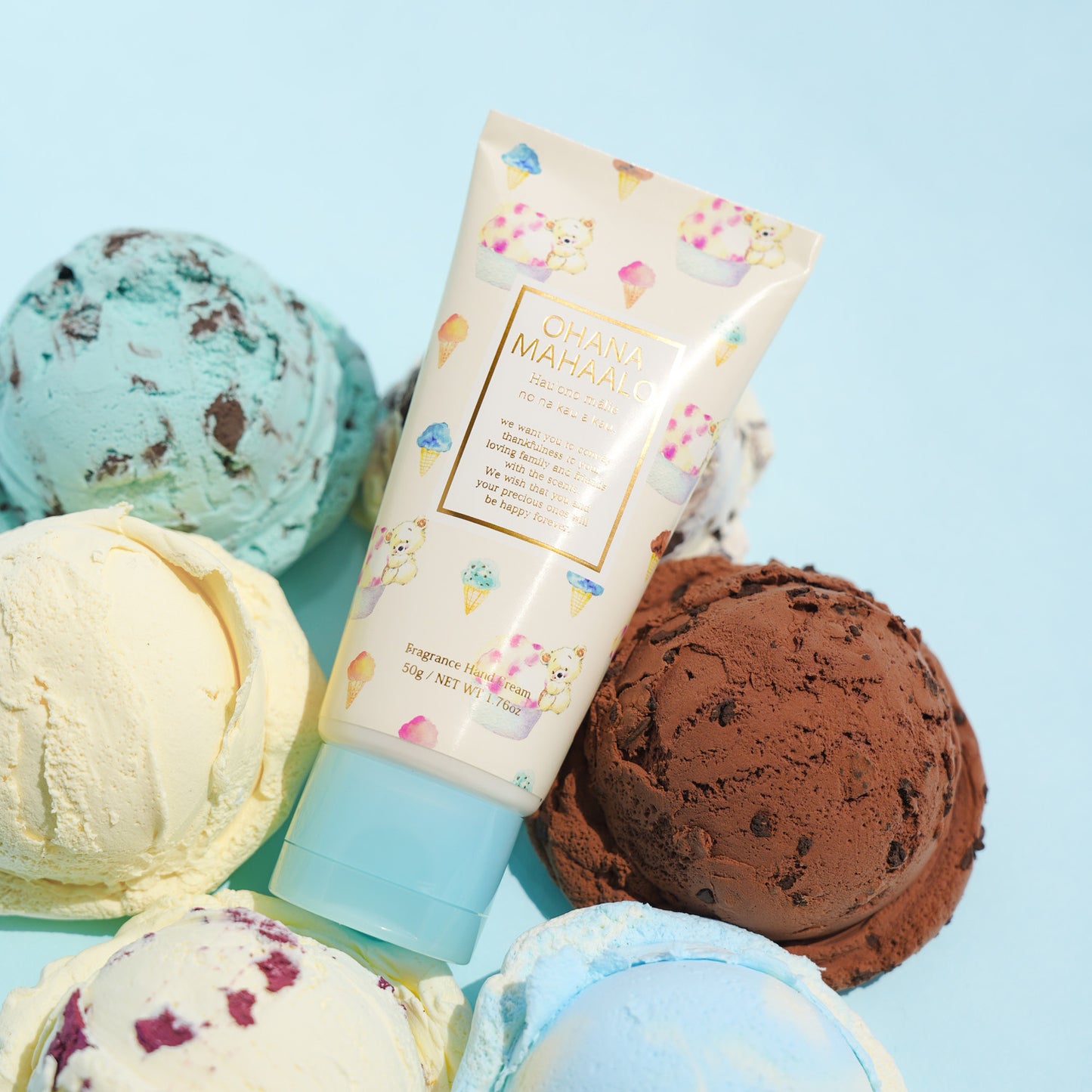 【5月11日12時発売】オハナ・マハロ　フレグランス　ハンドクリーム　ハウオノ　マーリエ　50g