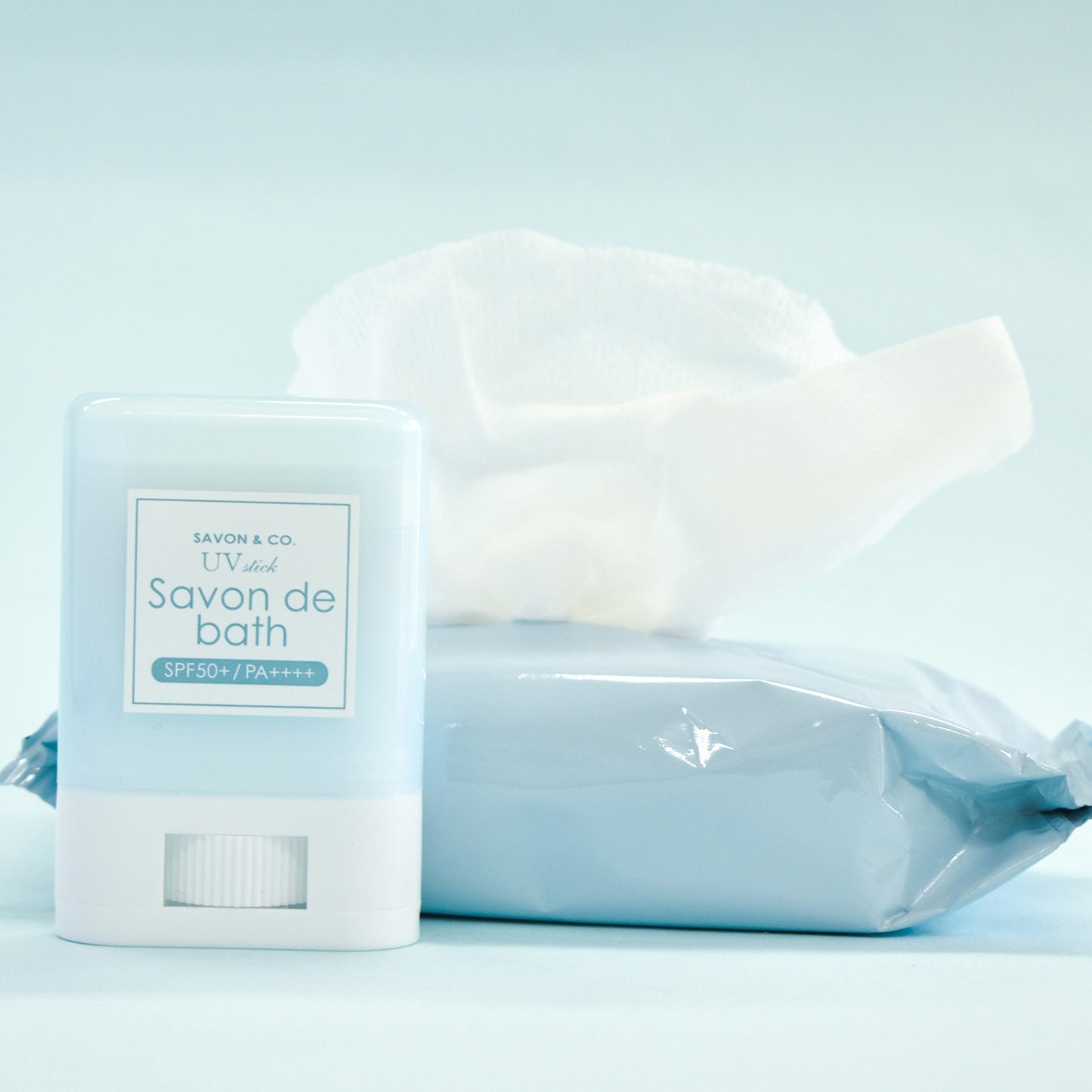 サヴォンアンドカンパニー シルキークールボディシート サヴォンドゥバス［ボディ用拭きとり化粧水］　20枚入り