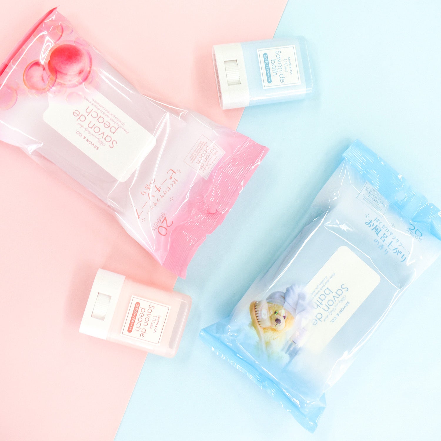 サヴォンアンドカンパニー シルキークールボディシート サヴォンドゥバス［ボディ用拭きとり化粧水］　20枚入り