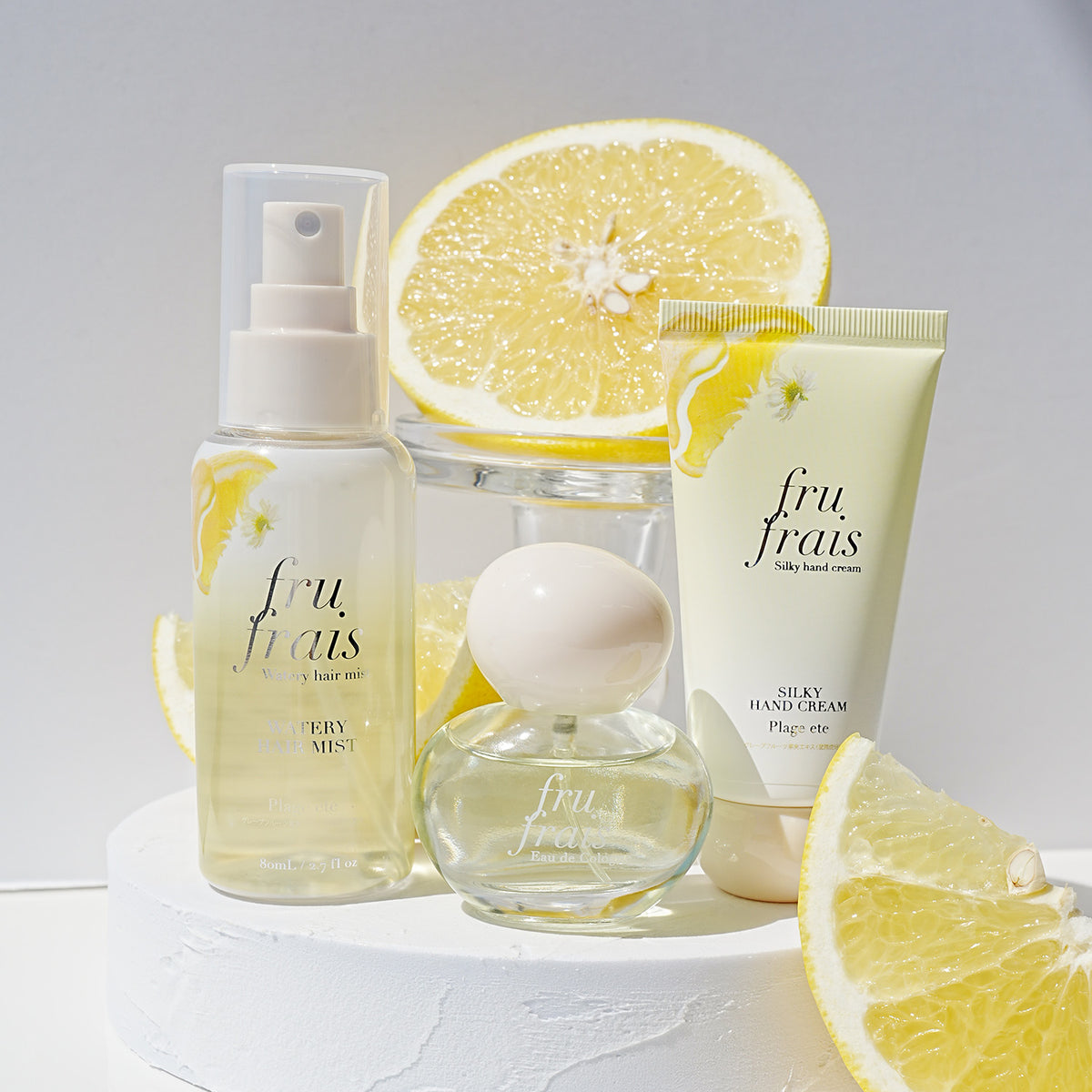 【9月24日12時発売】フルフレ　フレグランス　ウォータリーヘアミスト〈プラージュエテ〉（グレープフルーツの香り）80mL
