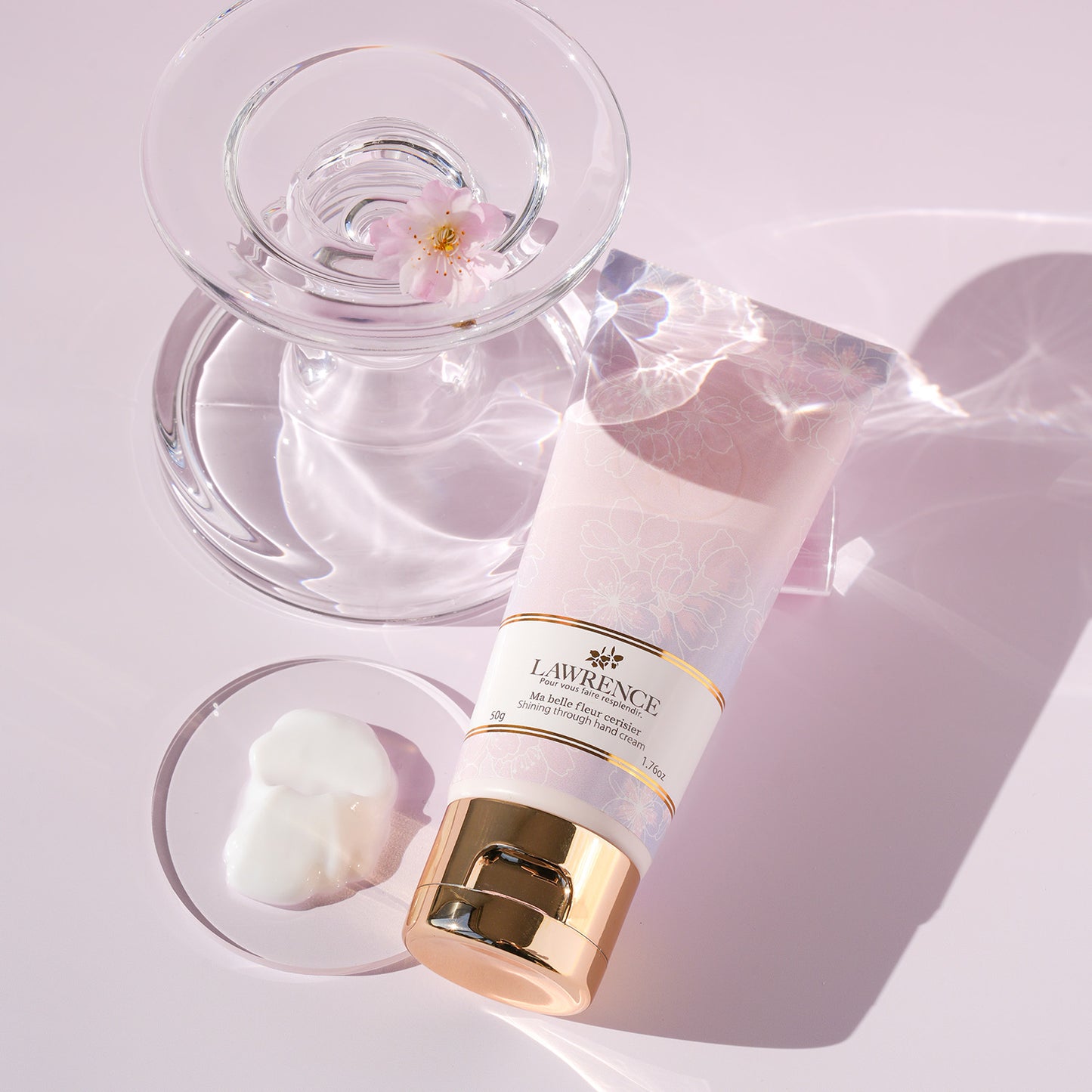 【12月22日12時発売】ロウレンス　シャイニングスルーハンドクリーム　マベルフルール　スリジエ（スムースタイプ）　50g