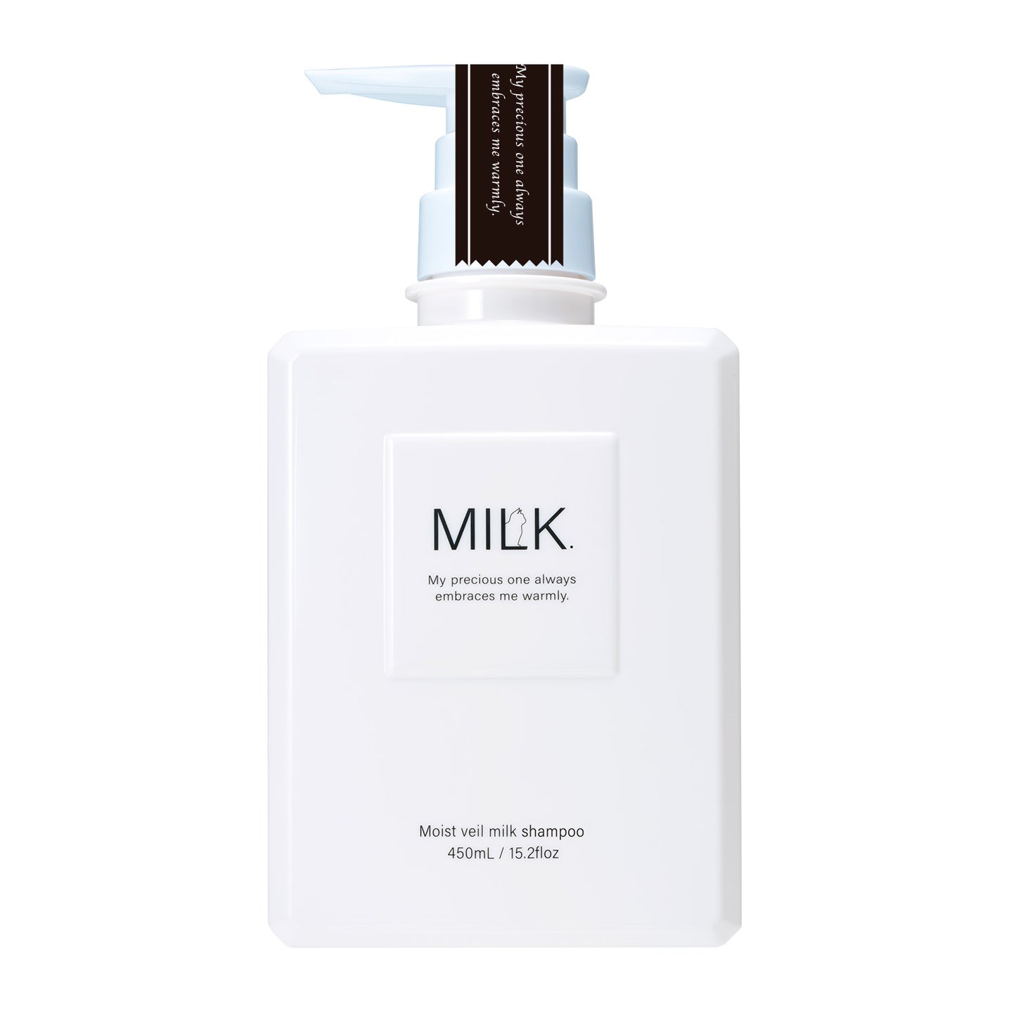 【8月8日12時発売】ミルク　モイストヴェール　シャンプー＆トリートメント　本体セット＜無香料＞　各450ml
