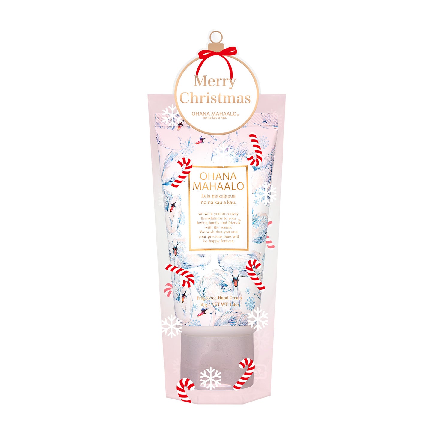【11月10日12時発売】限定Xmasパッケージ：オハナ・マハロ　フレグランス　ハンドクリーム　レイア　マカラプア　50g