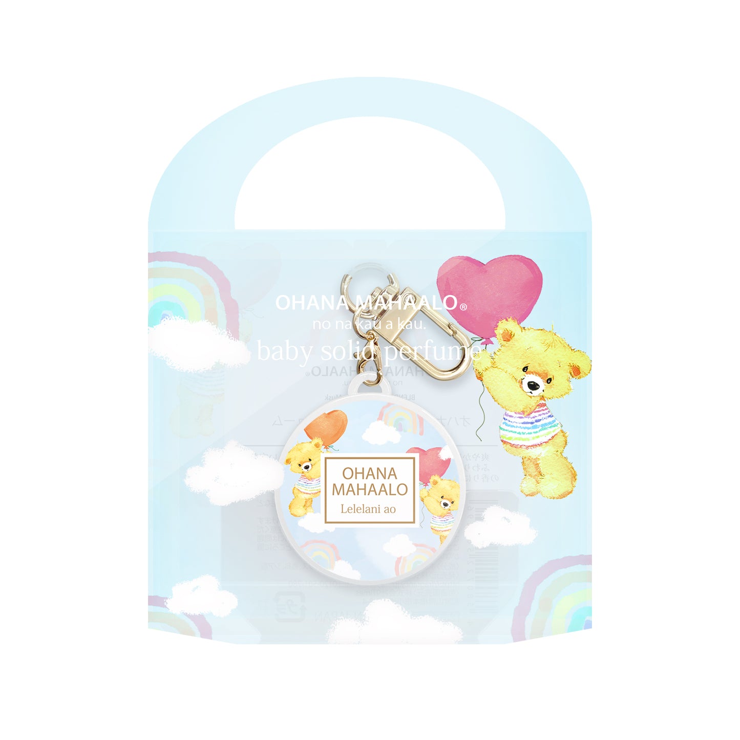 【8月25日12時発売】オハナ・マハロ　babyソリッドパフューム〈レレラニ　アオ〉［練香水］　4g