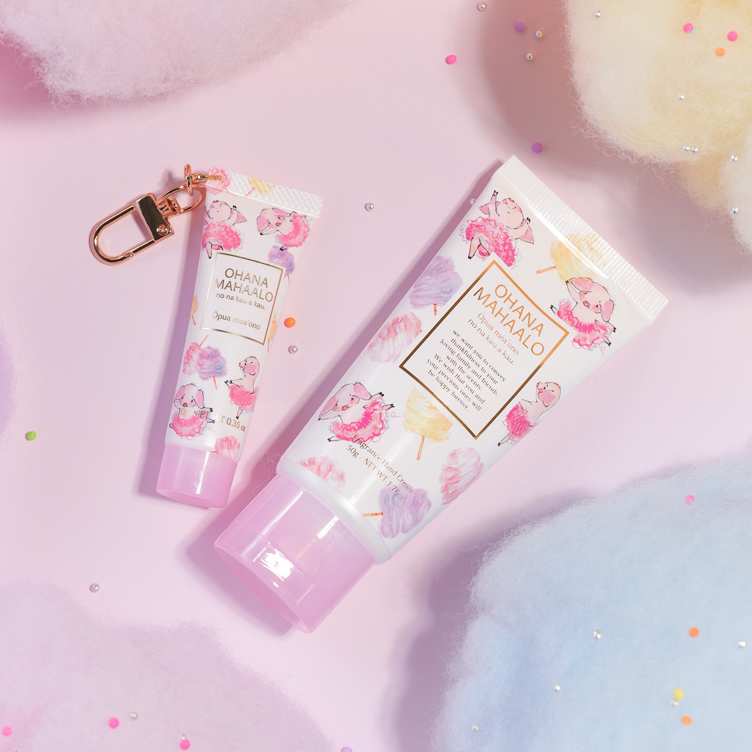 【12月24日12時発売】オハナ・マハロ　babyハンドクリーム　オプア　メアオノ　10g